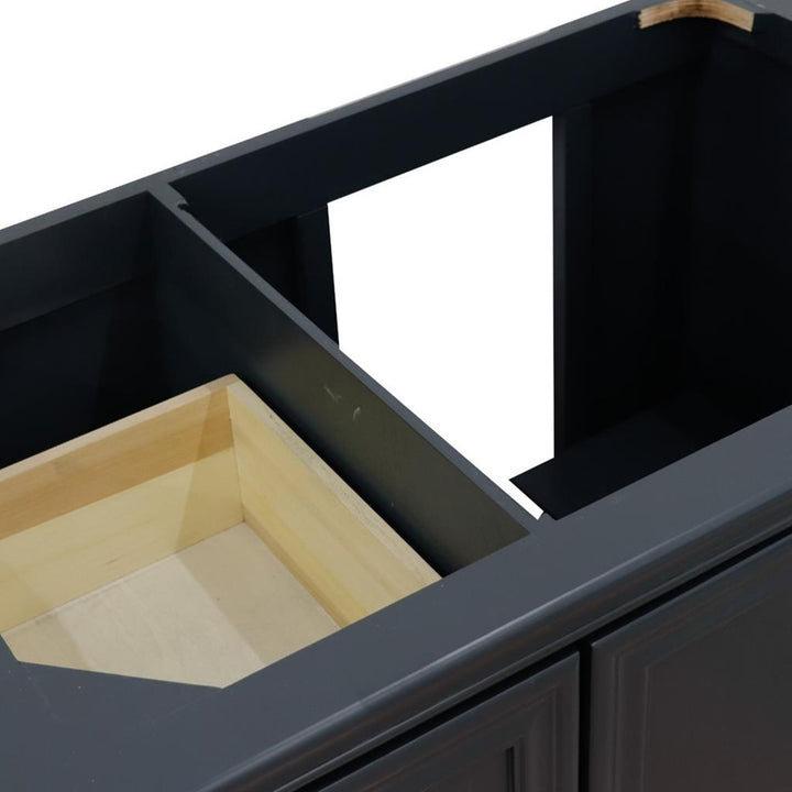 Bellaterra Home, Forli 36" Dark Gray Vanity, Door on Right, Cabinet Only, Cabinet Only (No Top)#top-options_cabinet-only-(no-top)-top