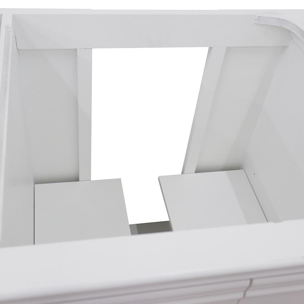 Bellaterra Home, Forli 36" White Vanity, Door on Right, Cabinet Only, Cabinet Only (No Top)#top-options_cabinet-only-(no-top)-top
