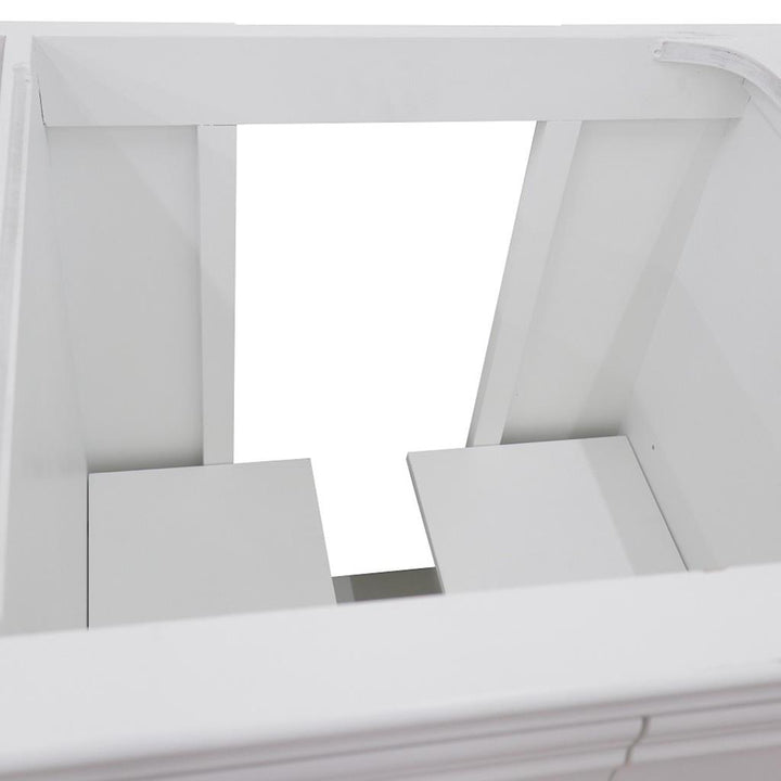 Bellaterra Home, Forli 36" White Vanity, Door on Right, Cabinet Only, Cabinet Only (No Top)#top-options_cabinet-only-(no-top)-top