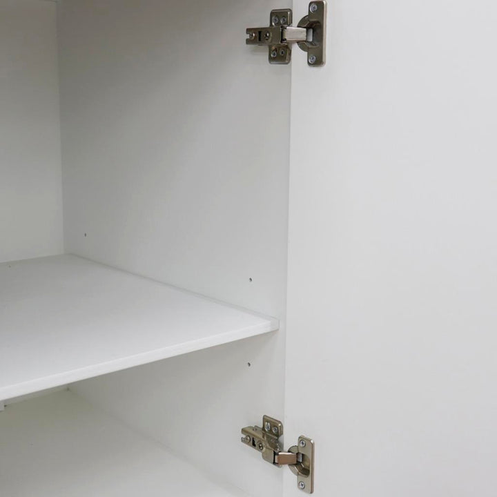 Bellaterra Home, Forli 48" White Double Vanity, Cabinet Only, Cabinet Only (No Top)#top-options_cabinet-only-(no-top)-top