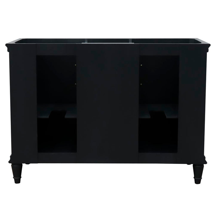 Bellaterra Home, Forli 49" Dark Gray Double Vanity, Rectangle Sink, Gray Granite#top-options_gray-granite-top