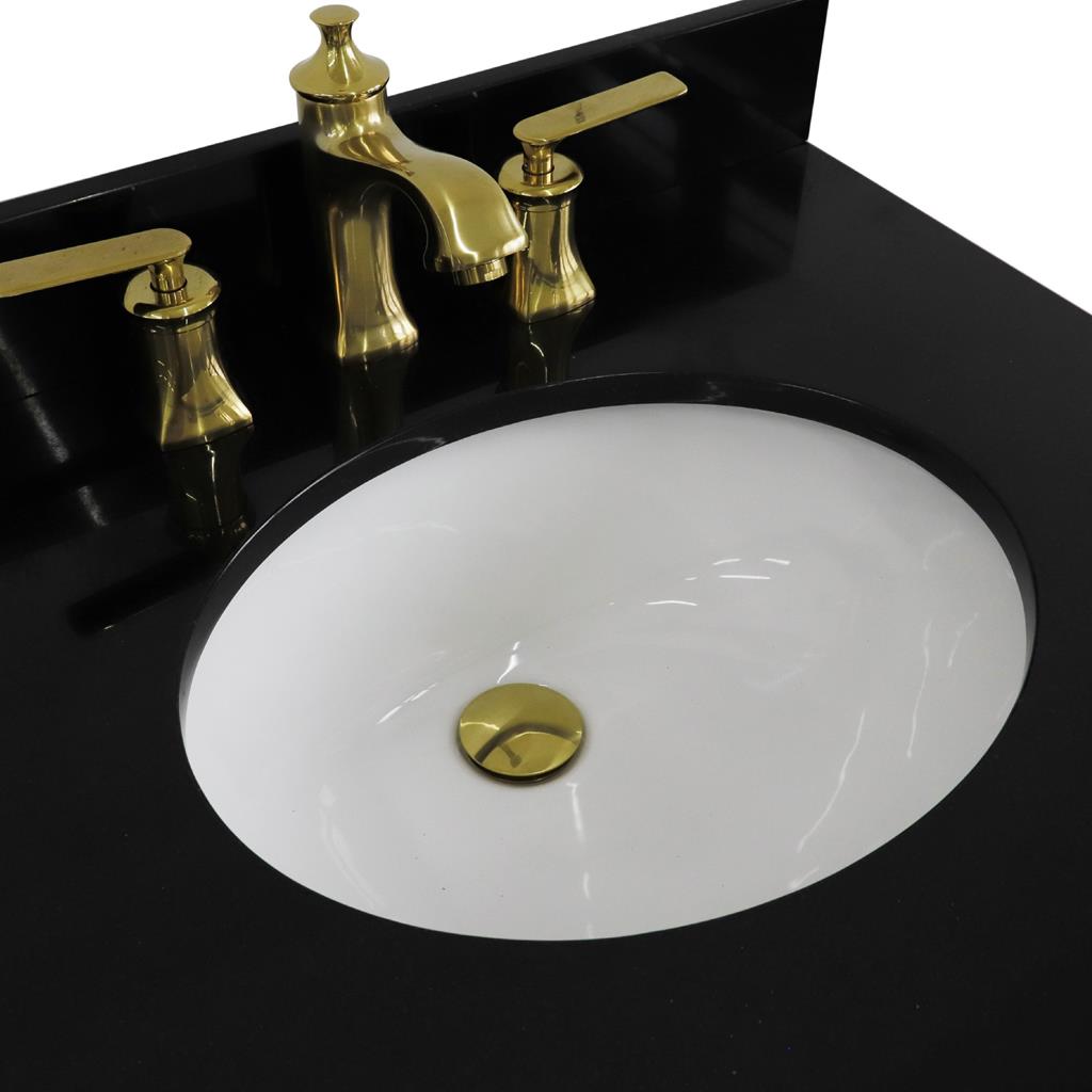Bellaterra Home, Forli 61" Blue Double Vanity, Oval Sink, Black Galaxy Granite#top-options_black-galaxy-granite-top