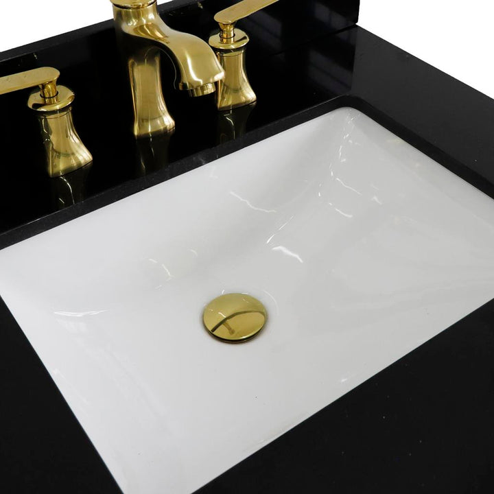 Bellaterra Home, Forli 61" Blue Double Vanity, Rectangle Sink, Black Galaxy Granite#top-options_black-galaxy-granite-top