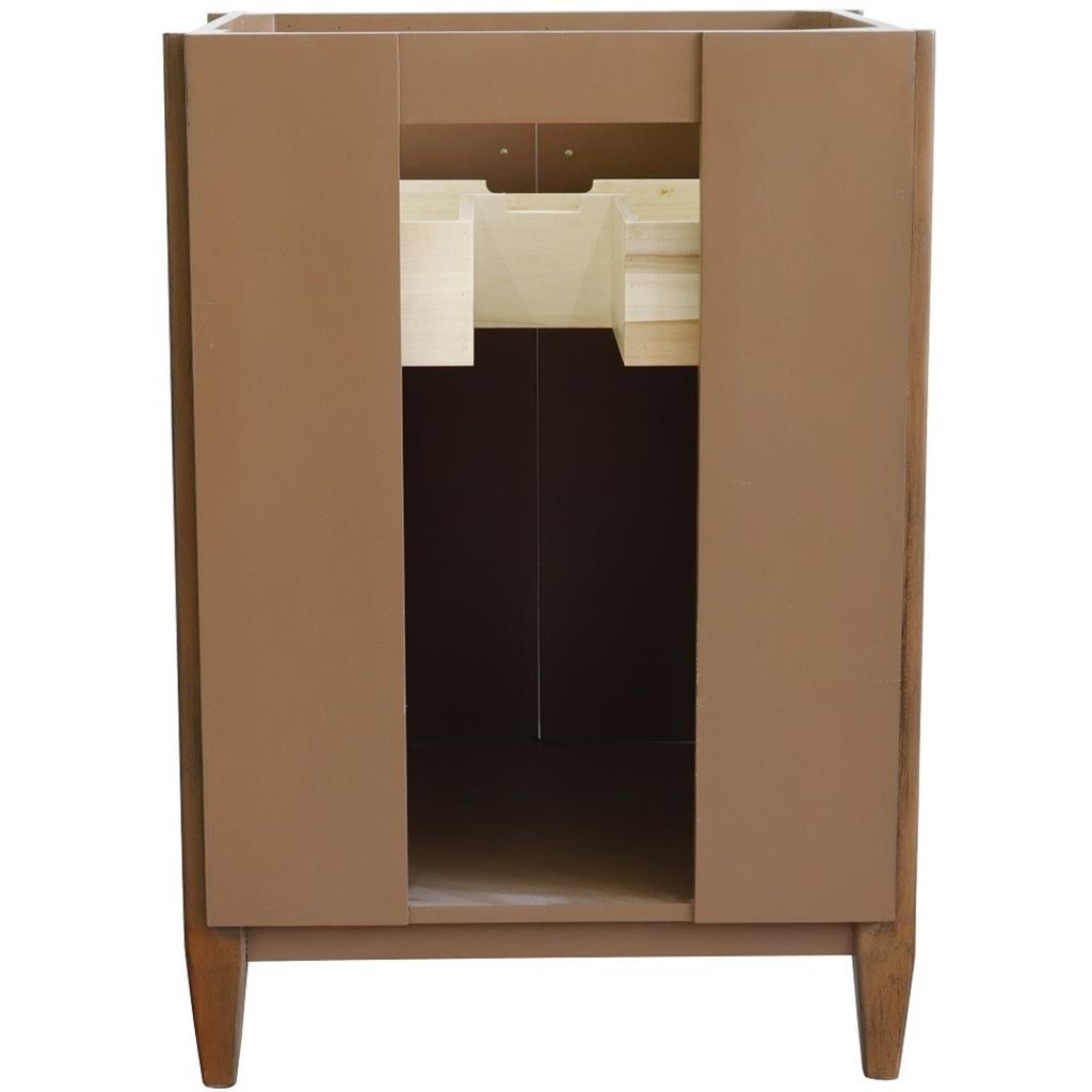Bellaterra Home, MCM 24" Walnut Vanity, Cabinet Only, Cabinet Only (No Top)#top-options_cabinet-only-(no-top)-top