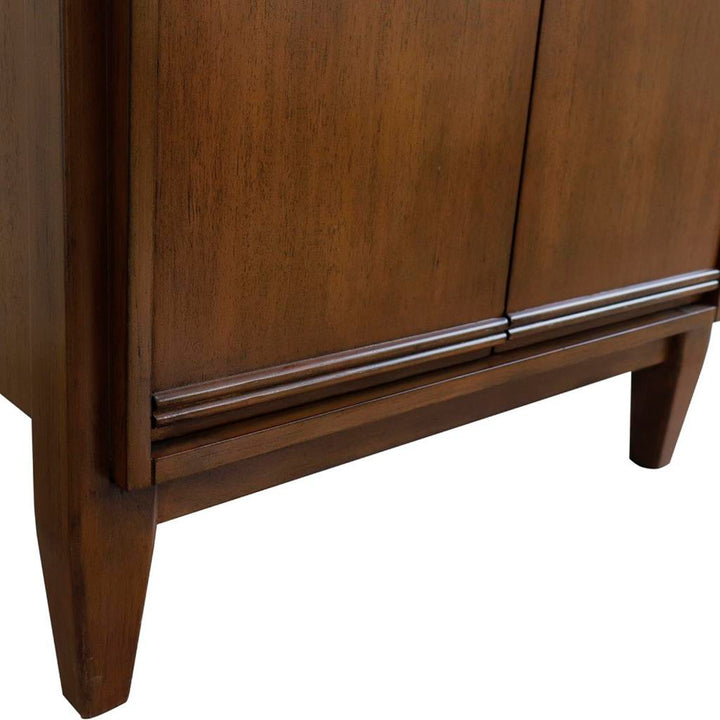 Bellaterra Home, MCM 24" Walnut Vanity, Cabinet Only, Cabinet Only (No Top)#top-options_cabinet-only-(no-top)-top