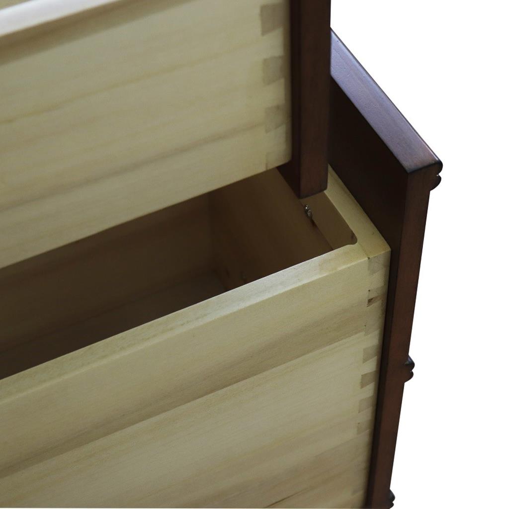 Bellaterra Home, MCM 48" Walnut Double Vanity, Cabinet Only, Cabinet Only (No Top)#top-options_cabinet-only-(no-top)-top