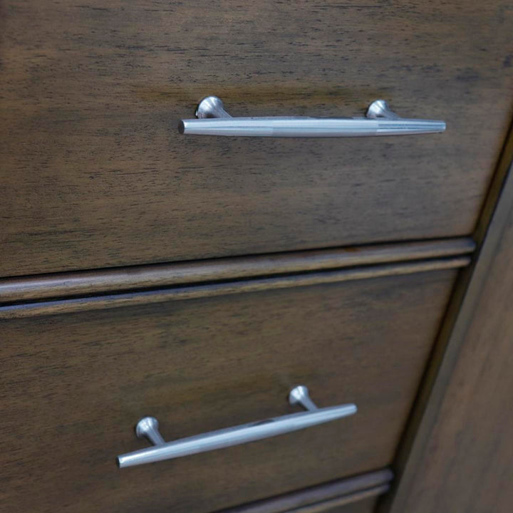 Bellaterra Home, MCM 60" Walnut Double Vanity, Cabinet Only, Cabinet Only (No Top)#top-options_cabinet-only-(no-top)-top