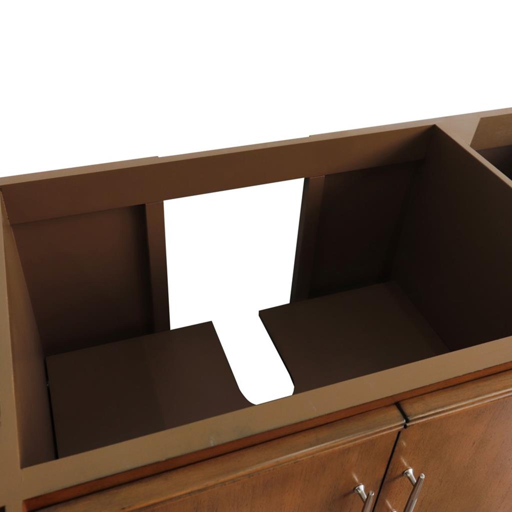 Bellaterra Home, MCM 60" Walnut Single Vanity, Cabinet Only, Cabinet Only (No Top)#top-options_cabinet-only-(no-top)-top