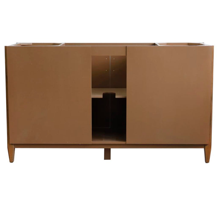 Bellaterra Home, MCM 61" Walnut Single Vanity, Round Sink, Black Galaxy Granite#top-options_black-galaxy-granite-top