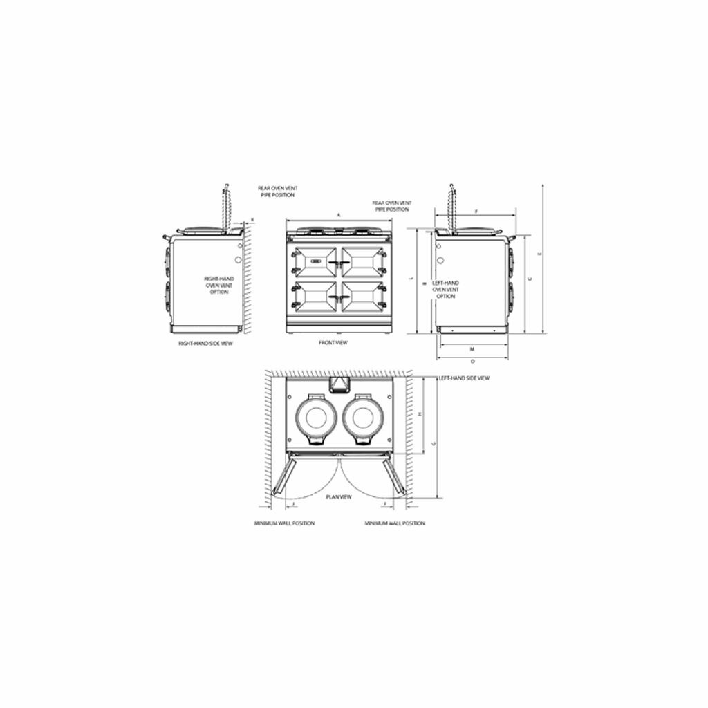 ER7 100 39" Classic Cast Iron Range