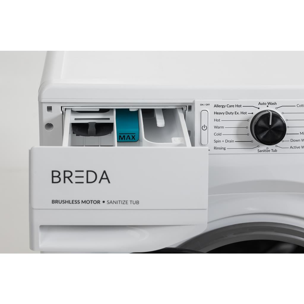Breda 24" White, 17.6 lb (8 Kg) Capacity Washer