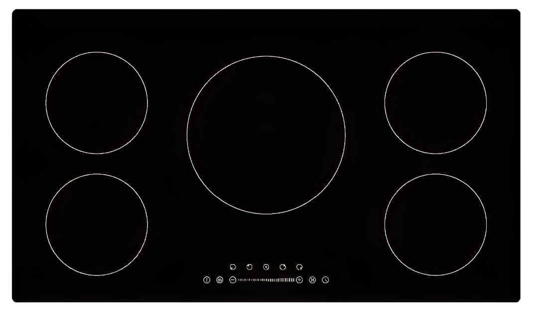 Breda 36” Induction Cooktop, 5 Induction Zones