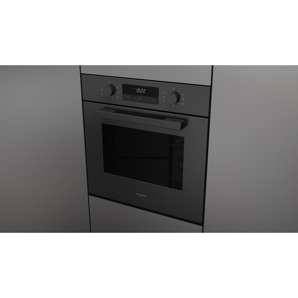 Fulgor Milano  Matteo 100 Series  24" Multifunction Easy-Clean Oven, Matte Black#finish_matte-black