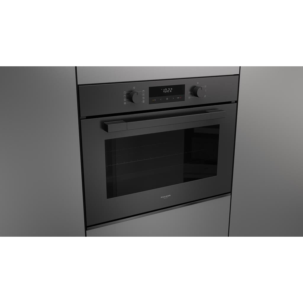 Fulgor Milano  Matteo 100 Series  30" Multifunction Easy-Clean Oven, Matte Black#finish_matte-black
