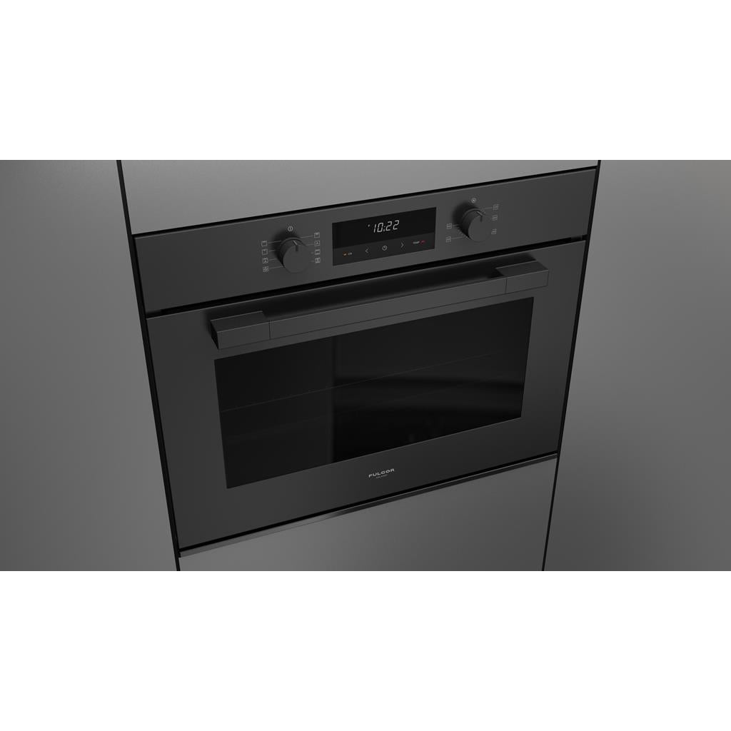 Fulgor Milano  Matteo 100 Series  30" Multifunction Easy-Clean Oven, Matte Black#finish_matte-black