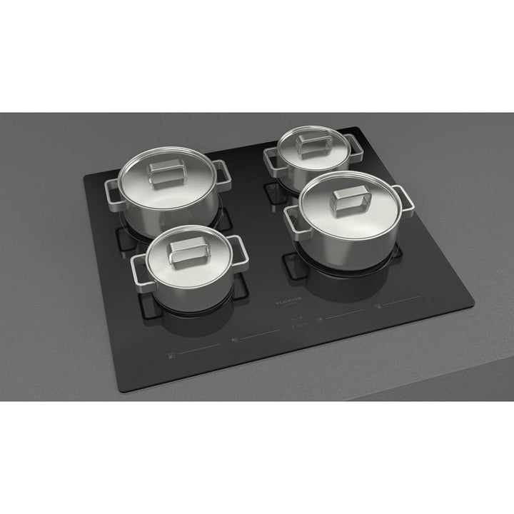 Fulgor Milano  24” Induction Cooktop, Black Glass#finish_black-glass