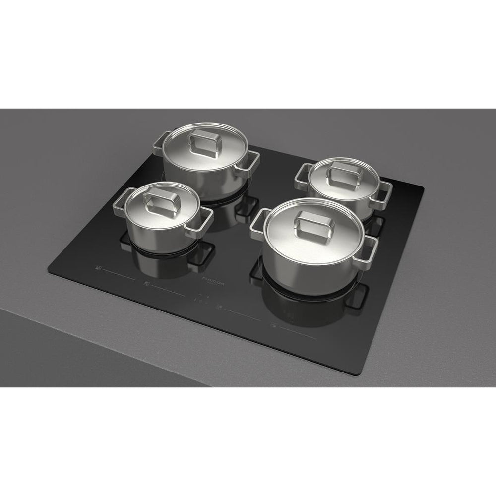 Fulgor Milano  24” Induction Cooktop, Black Glass#finish_black-glass