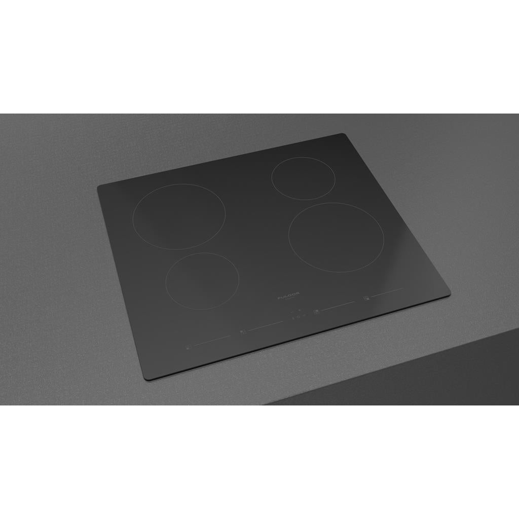 Fulgor Milano  24” Induction Cooktop, Black Glass#finish_black-glass