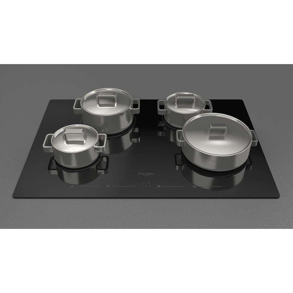 Fulgor Milano  30” Induction Cooktop, Black Glass#finish_black-glass