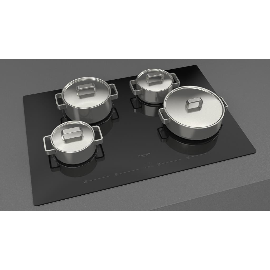 Fulgor Milano  30” Induction Cooktop, Black Glass#finish_black-glass