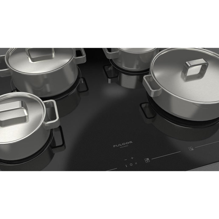 Fulgor Milano  30” Induction Cooktop, Black Glass#finish_black-glass
