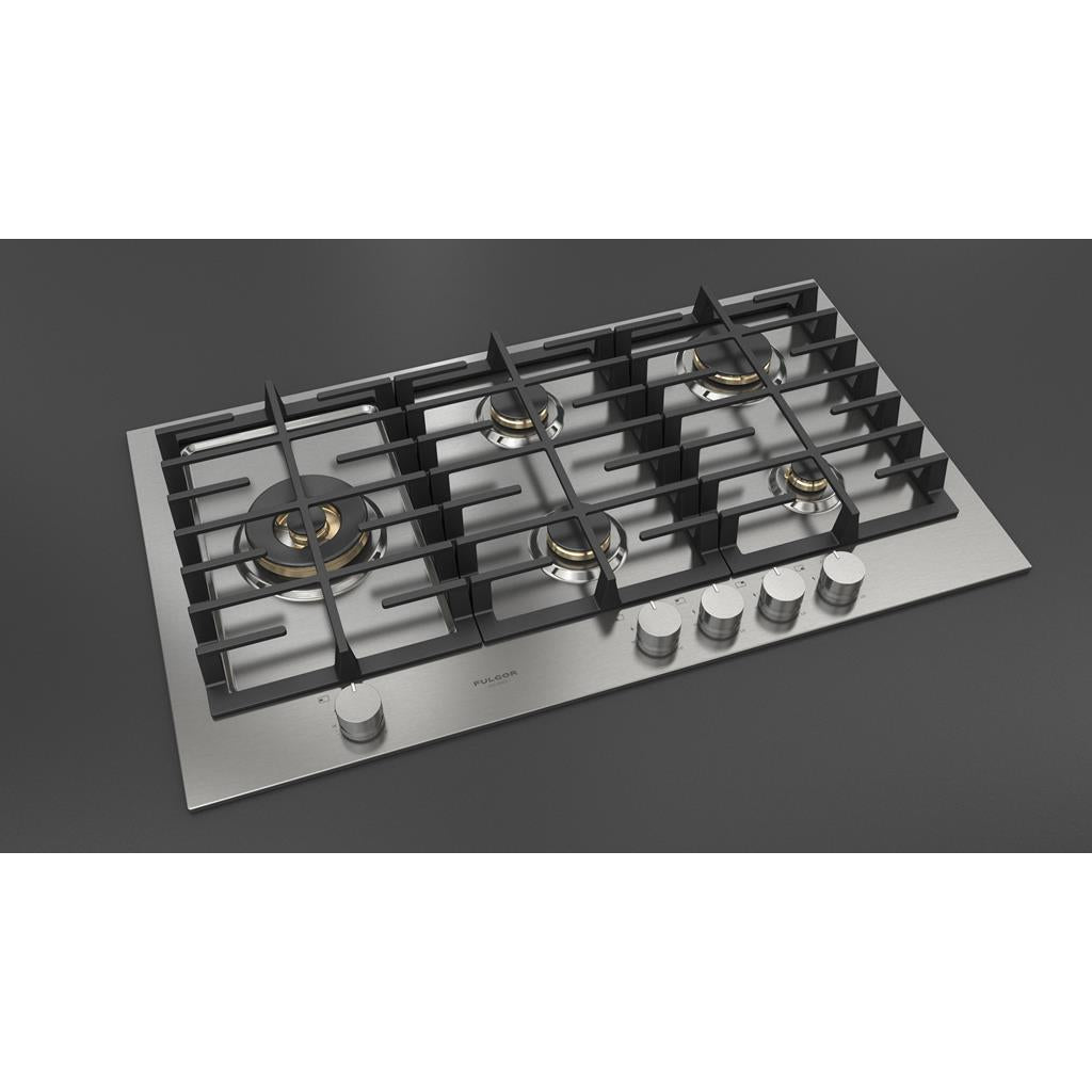 Fulgor Milano  Matteo 400 Series  36" Gas Cooktop, Stainless Steel#finish_stainless-steel