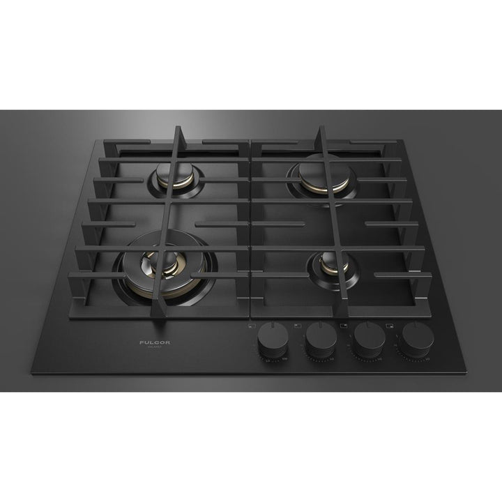Fulgor Milano  Matteo 400 Series  24" Gas Cooktop, Matte Black#finish_matte-black
