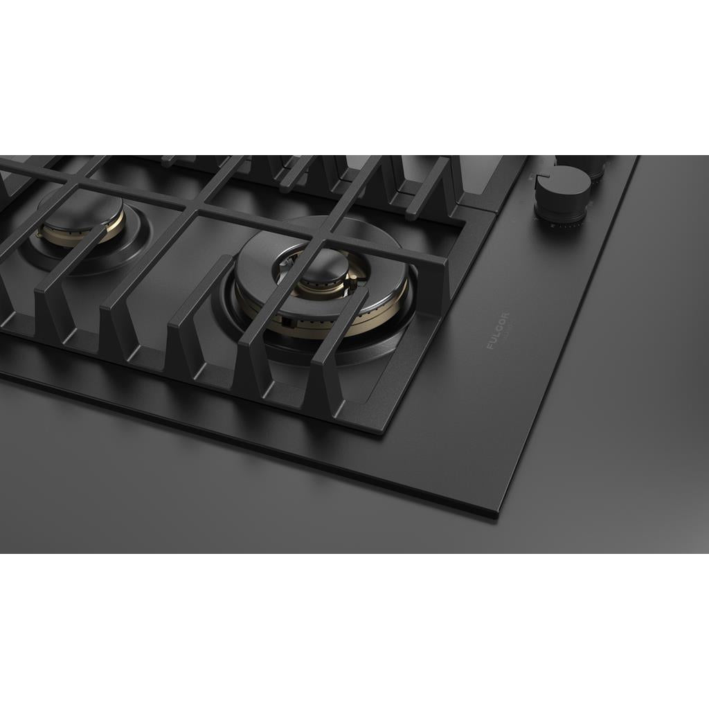Fulgor Milano  Matteo 400 Series  24" Gas Cooktop, Matte Black#finish_matte-black