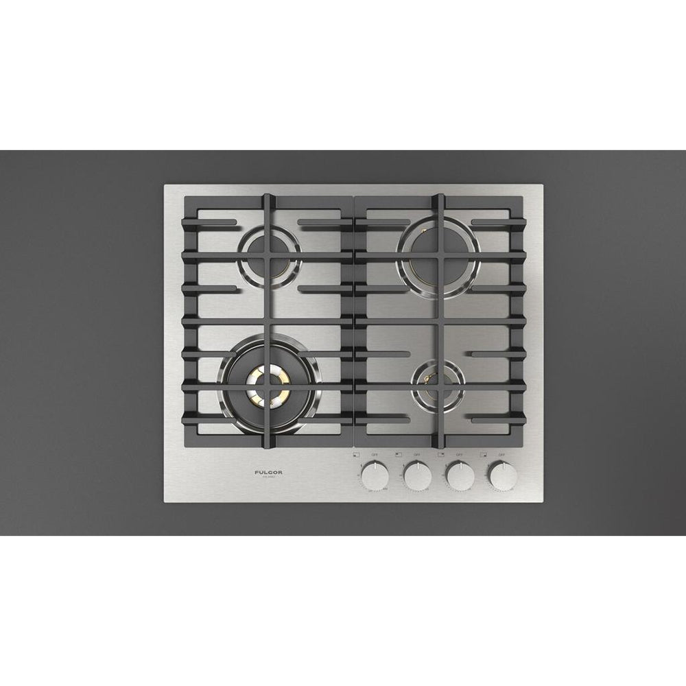 Fulgor Milano  Matteo 400 Series  24" Gas Cooktop, Stainless Steel#finish_stainless-steel