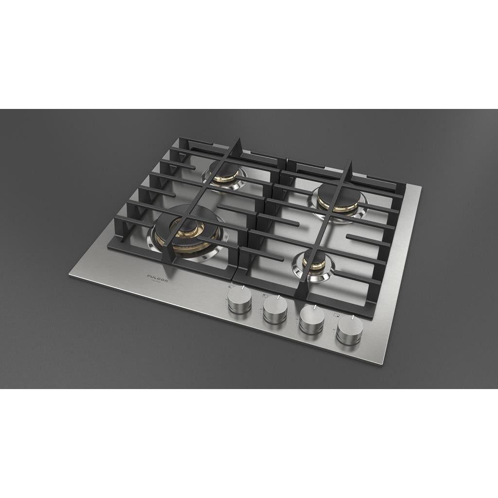 Fulgor Milano  Matteo 400 Series  24" Gas Cooktop, Stainless Steel#finish_stainless-steel