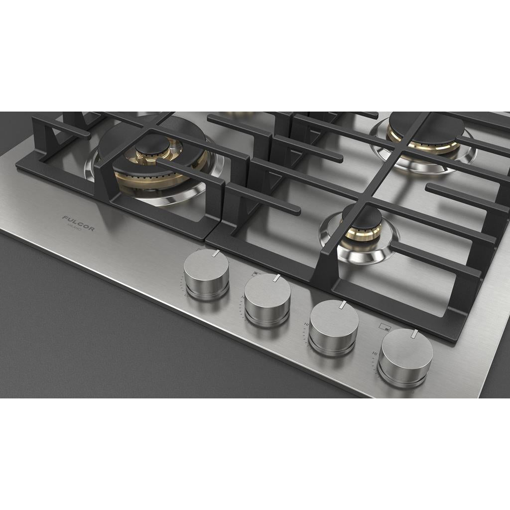Fulgor Milano  Matteo 400 Series  24" Gas Cooktop, Stainless Steel#finish_stainless-steel