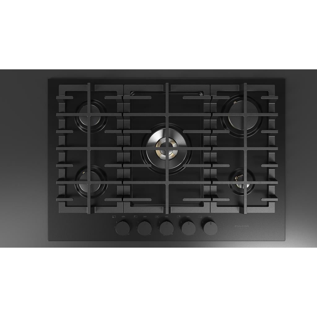 Fulgor Milano  Matteo 400 Series  30" Gas Cooktop, Matte Black#finish_matte-black
