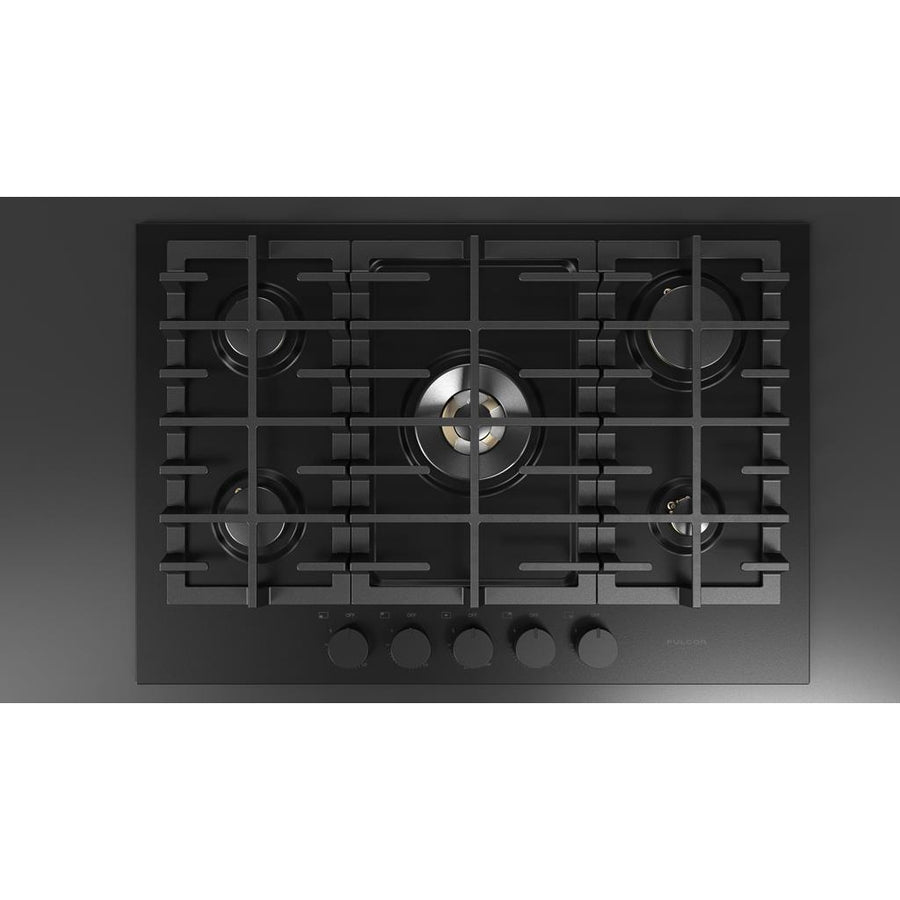 Fulgor Milano  Matteo 400 Series  30" Gas Cooktop, Matte Black#finish_matte-black