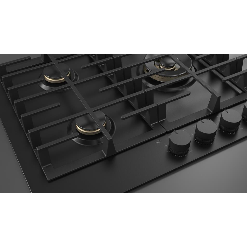 Fulgor Milano  Matteo 400 Series  36" Gas Cooktop, Matte Black#finish_matte-black