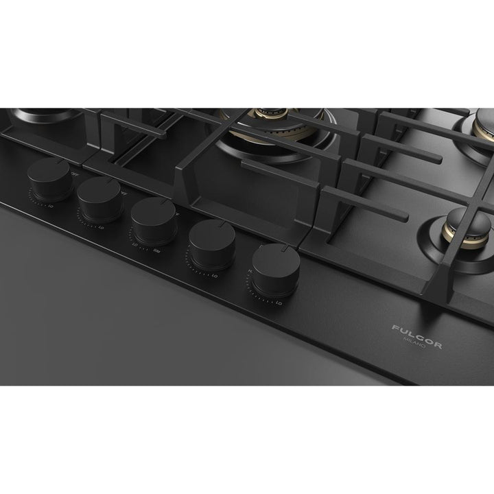 Fulgor Milano  Matteo 400 Series  36" Gas Cooktop, Matte Black#finish_matte-black