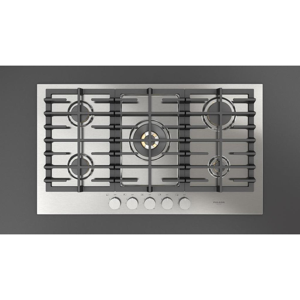 Fulgor Milano  Matteo 400 Series  36" Gas Cooktop, Stainless Steel#finish_stainless-steel