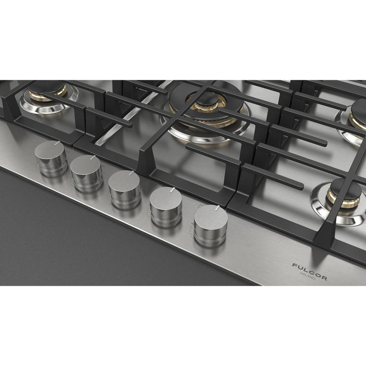 Fulgor Milano  Matteo 400 Series  36" Gas Cooktop, Stainless Steel#finish_stainless-steel
