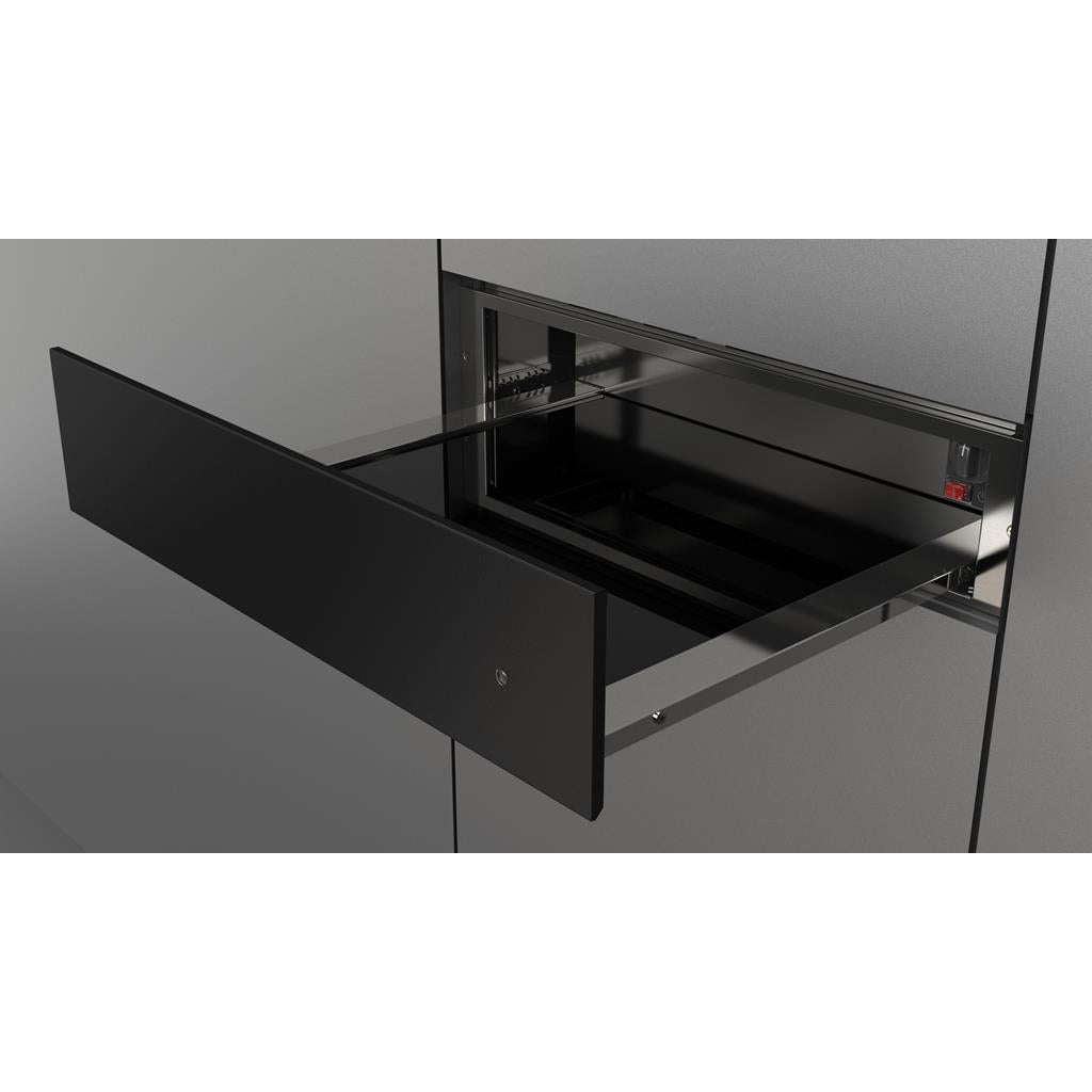 Fulgor Milano  Matteo 400 Series  24" Warming Drawer, Matte Black#finish_matte-black