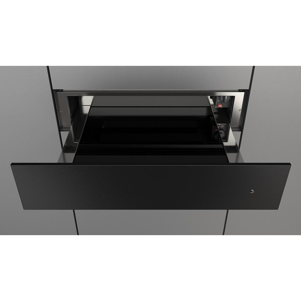 Fulgor Milano  Matteo 400 Series  24" Warming Drawer, Matte Black#finish_matte-black