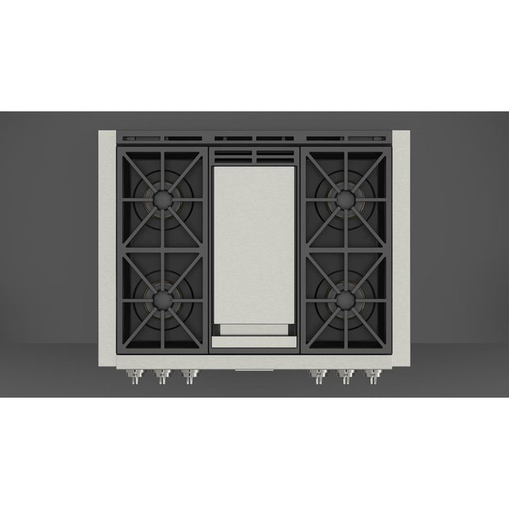 Fulgor Milano Sofia 36" Gas Pro Range Top With Griddle