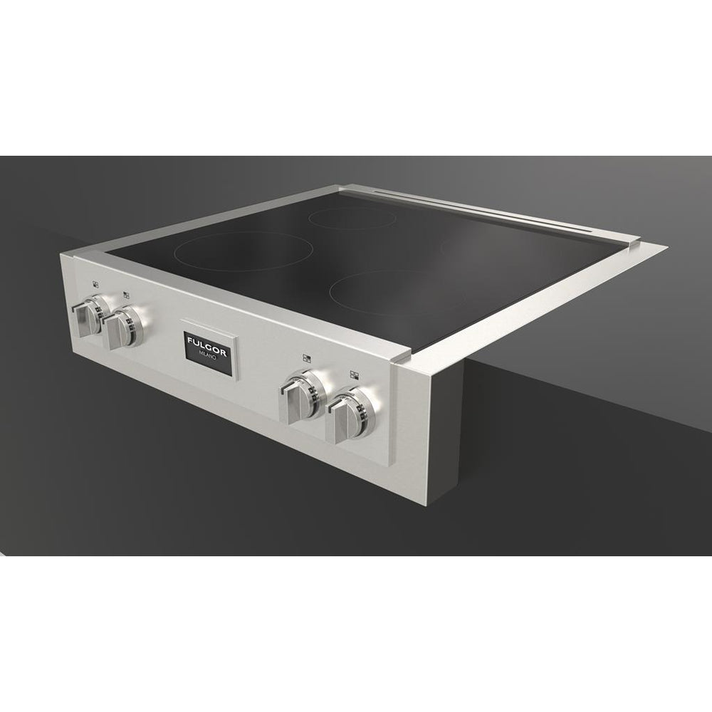 Fulgor Milano Sofia 30" Induction Pro Range Top#top-options_Stainless Steel