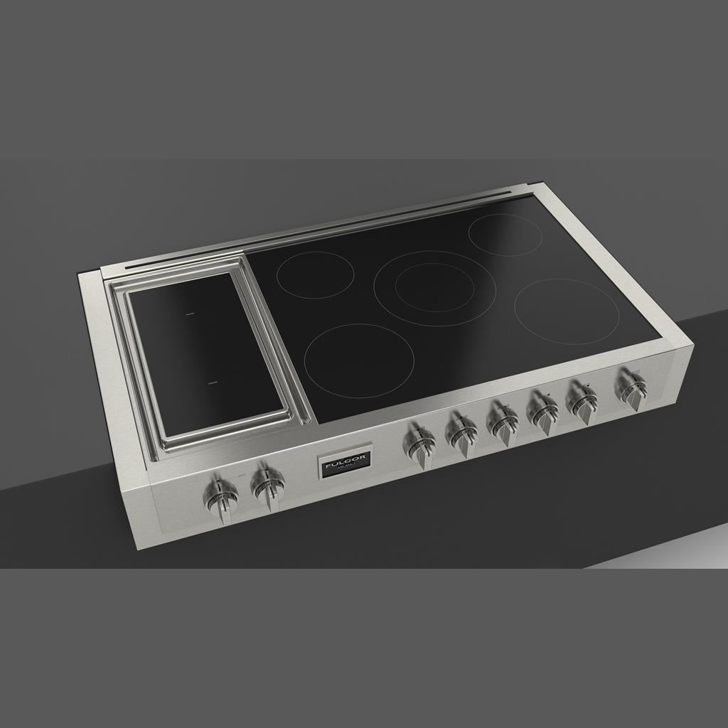 Fulgor Milano Sofia Pro 48" Induction Range Top With Griddle