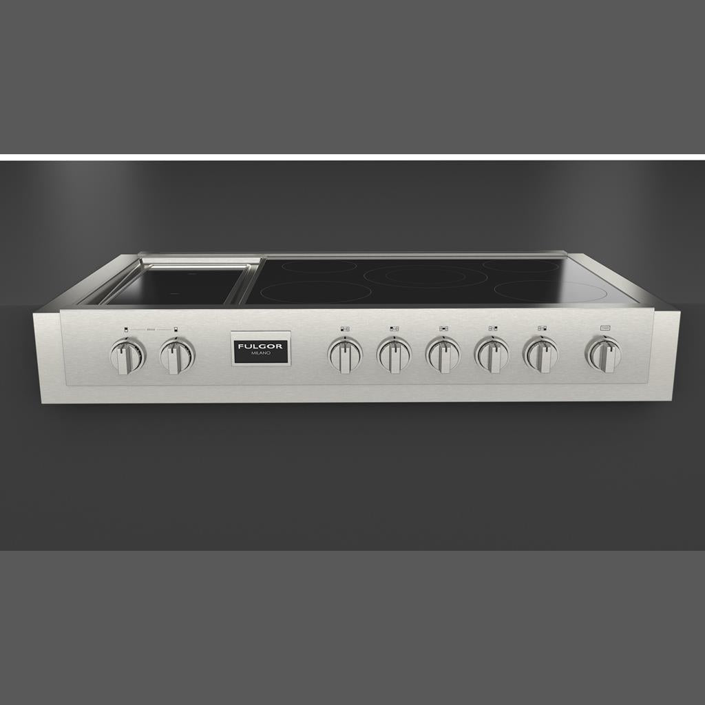 Fulgor Milano Sofia Pro 48" Induction Range Top With Griddle