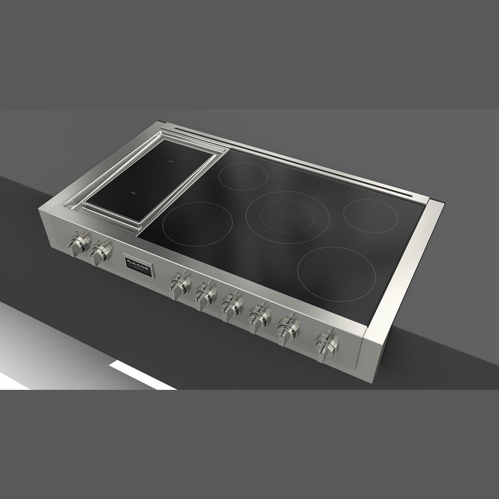 Fulgor Milano Sofia Pro 48" Induction Range Top With Griddle