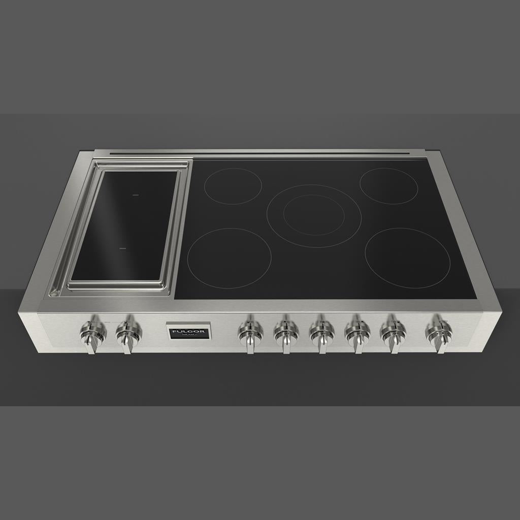 Fulgor Milano Sofia Pro 48" Induction Range Top With Griddle