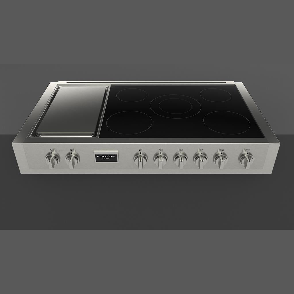 Fulgor Milano Sofia Pro 48" Induction Range Top With Griddle