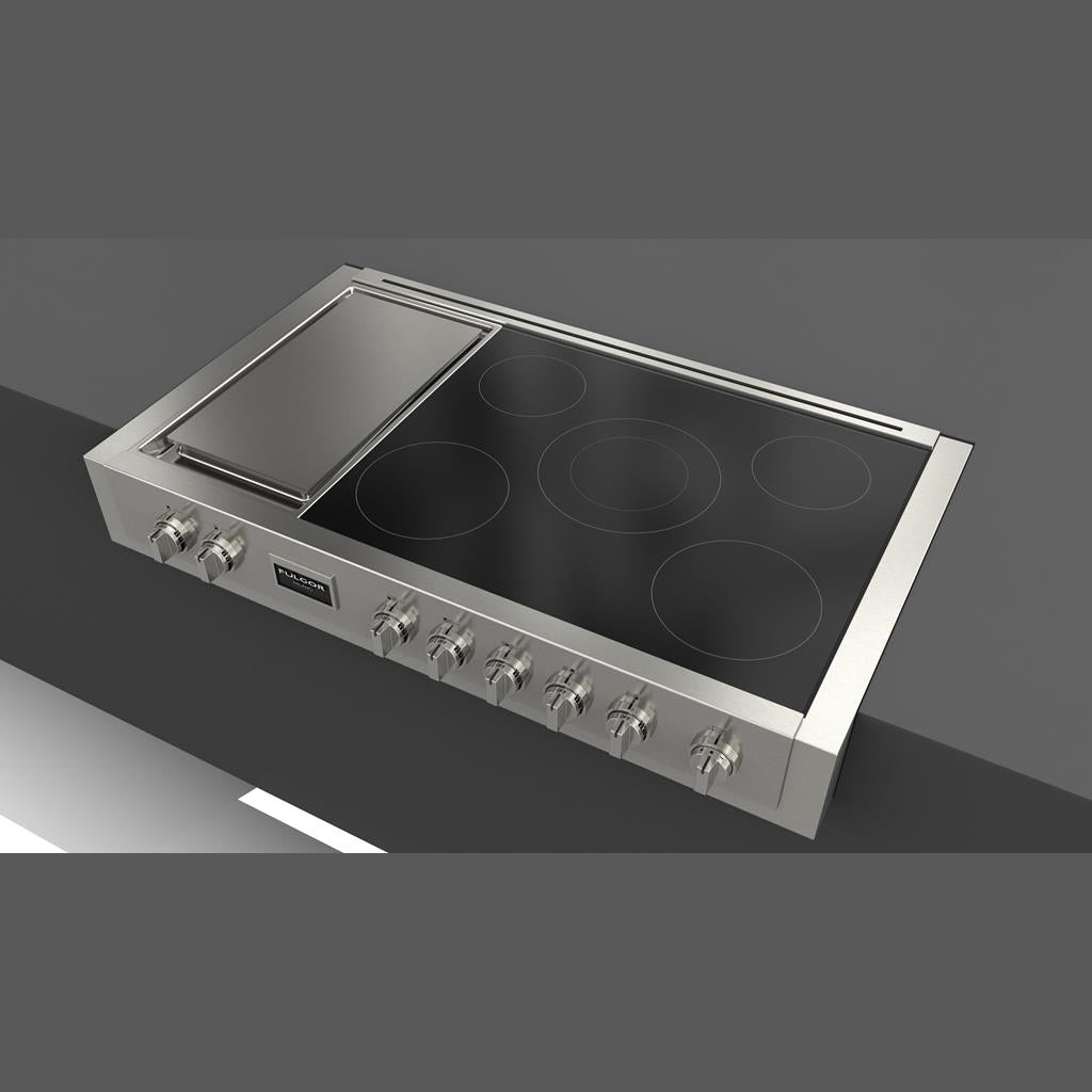 Fulgor Milano Sofia Pro 48" Induction Range Top With Griddle