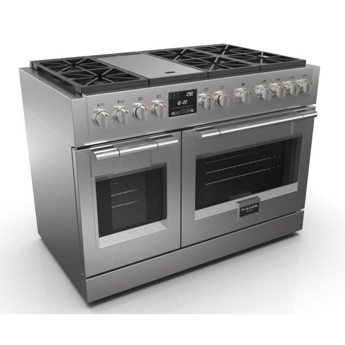 Fulgor Milano Sofia 48" Dual Fuel Pro Range with Griddle