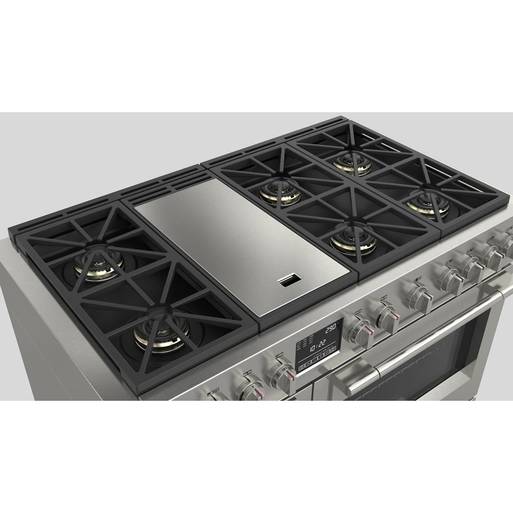 Fulgor Milano Sofia 48" Dual Fuel Pro Range with Griddle