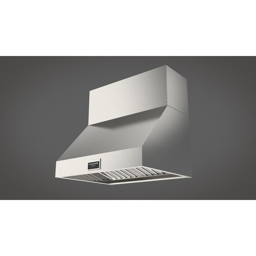 Fulgor Milano  30" Pro Hood (1 Fan - Slider), Stainless Steel#finish_stainless-steel